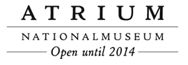 Atrium restaurangs logotyp.